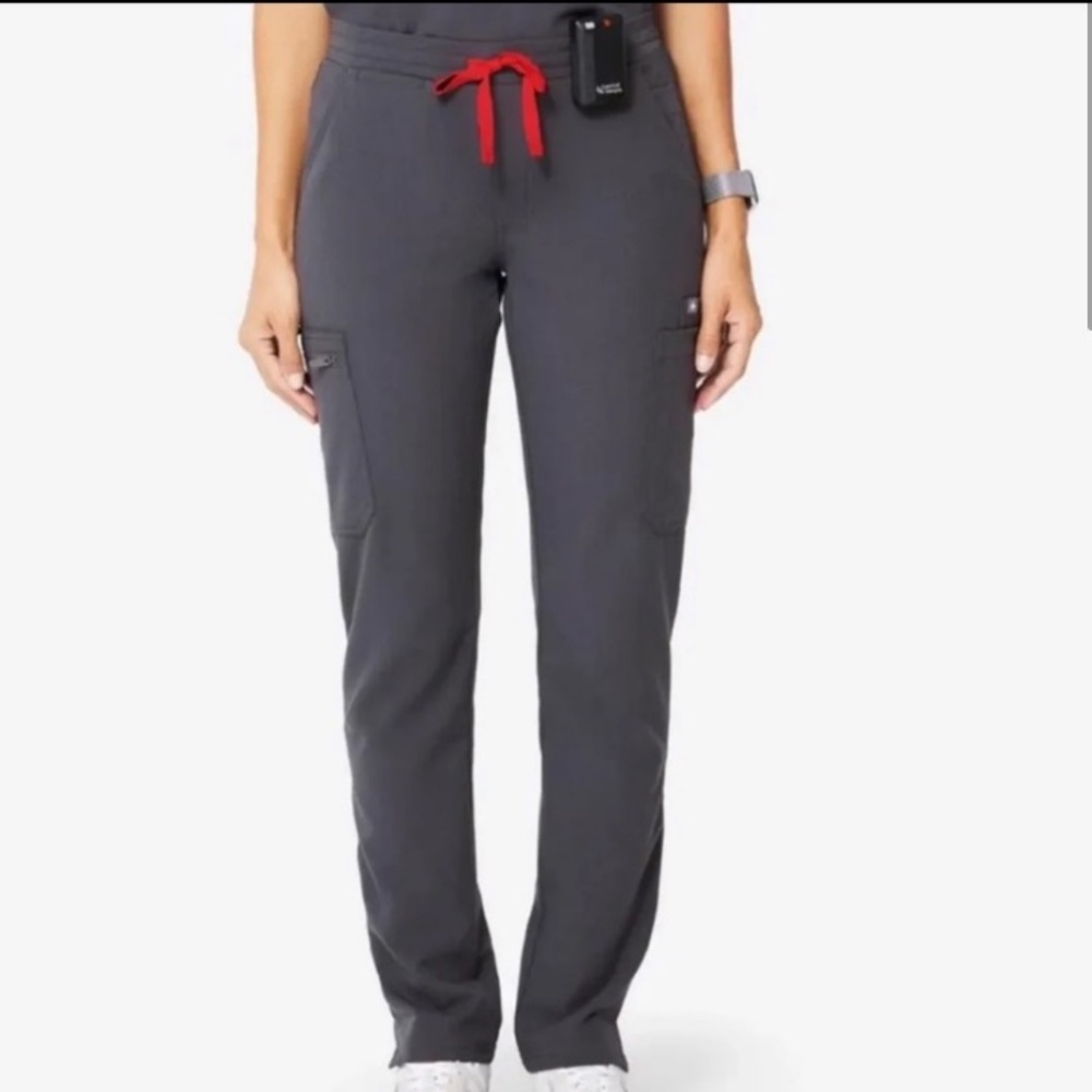 Figs Charcoal Small Petite Yola Pants